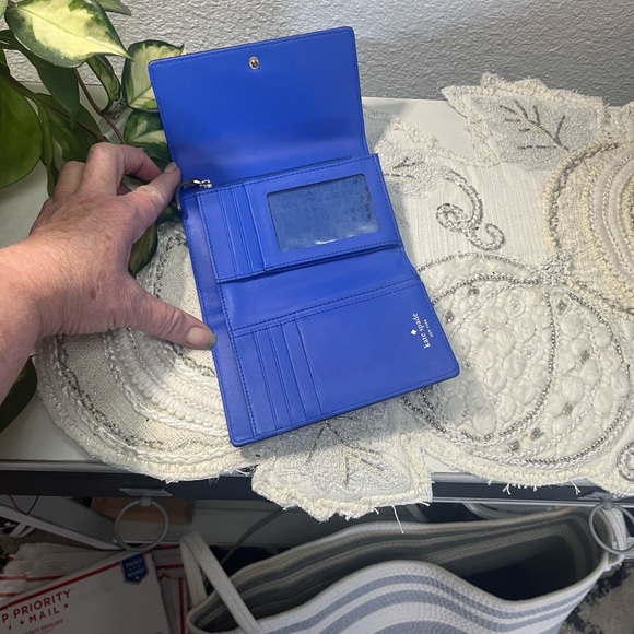 Kate Spade New York Blue Tri-Fold Wallet - Picture 6 of 16